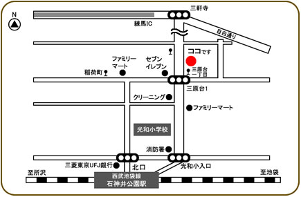 アドネット練馬本店の地図