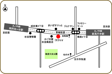 アドネット杉並支店の地図